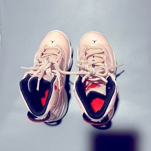 girls Jordan pink shoes in great condition only used a few times size 11c